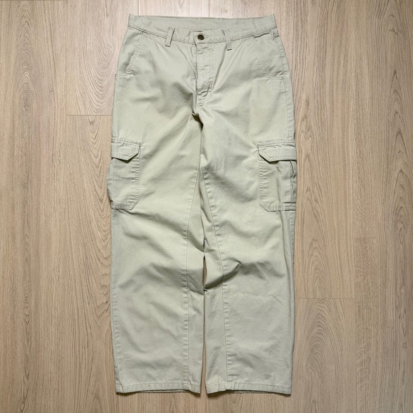 MEC Other - Vintage MEC Organic Cotton Cargo Trousers Pants Mens W32 Tan Made In Canada